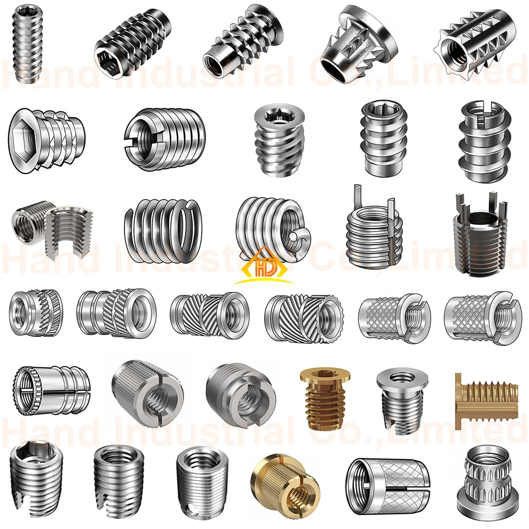 Fasteners Knock Down Threaded Brass Inserts