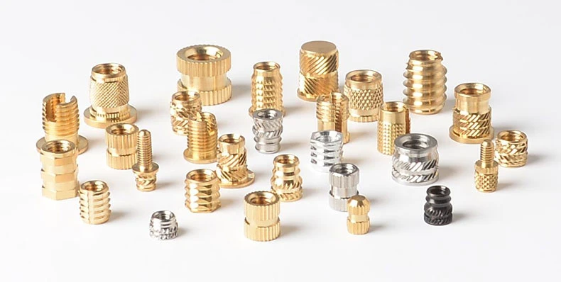 M5 Stainless Steel 303 316L Threaded Insert Heat Staking, Brass Inserts for Plastic Injection